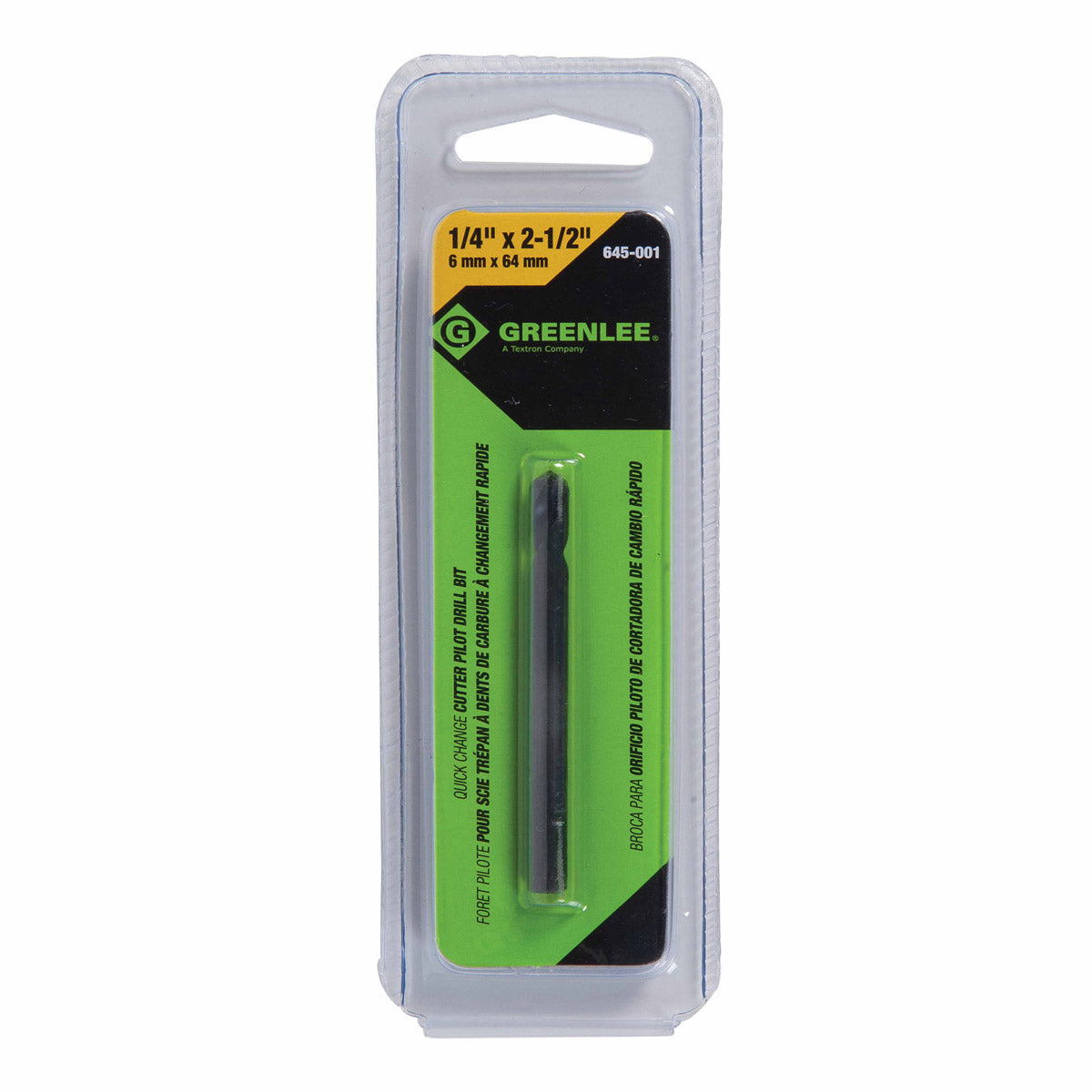 Greenlee 645-001 Quick Change Carbide Pilot Drill 5/8″ through 2-1/4″ Sale