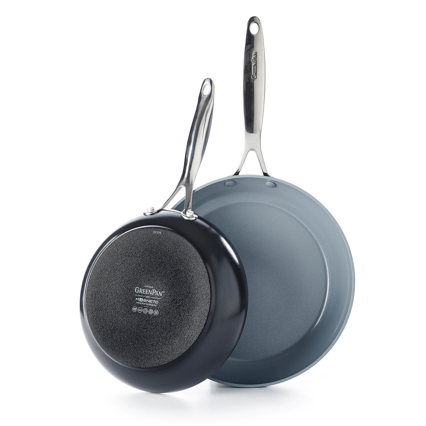 GreenPan Valencia Pro 10″ & 12″ Nonstick Open Frypan Set Discount