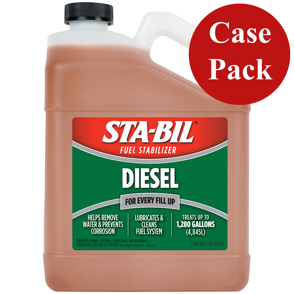 STA-BIL Diesel Formula Fuel Stabilizer  Performance Improver – 1 Gallon *Case of 4* [22255CASE] Online now