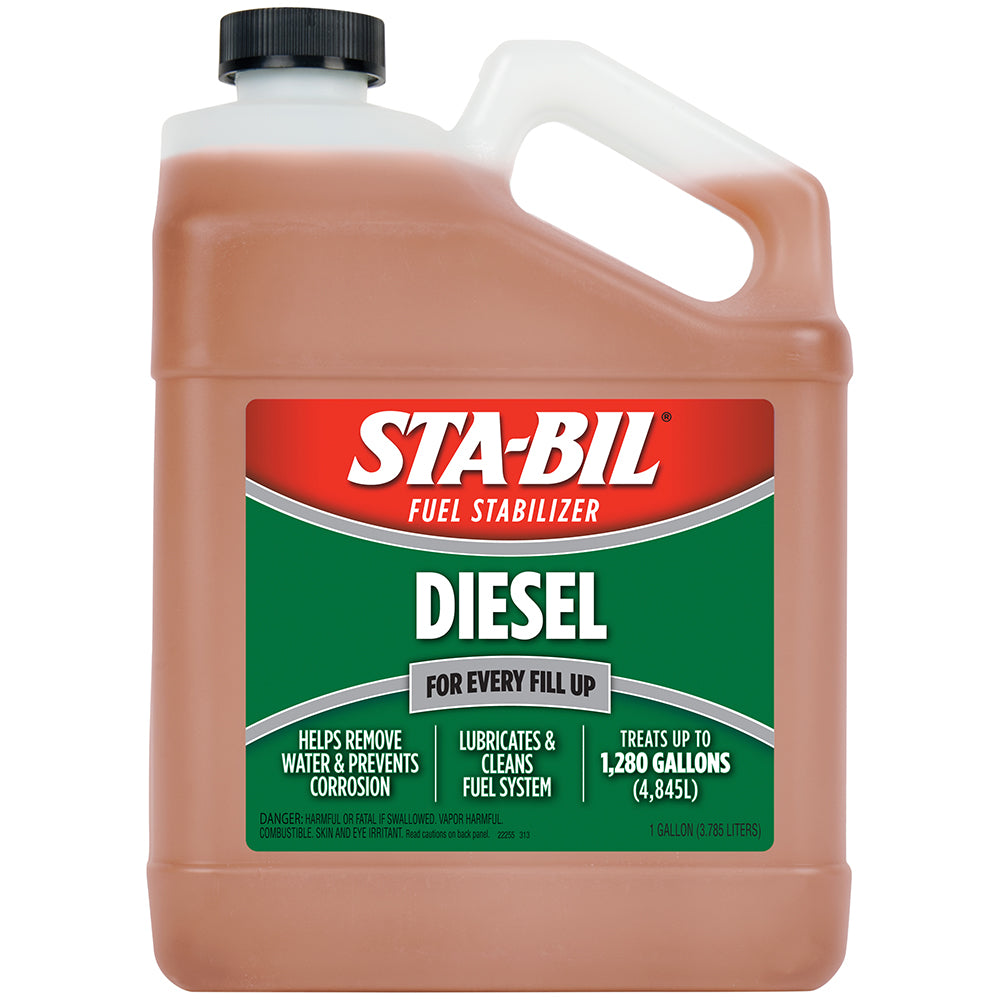 STA-BIL Diesel Formula Fuel Stabilizer  Performance Improver – 1 Gallon *Case of 4* [22255CASE] Online now