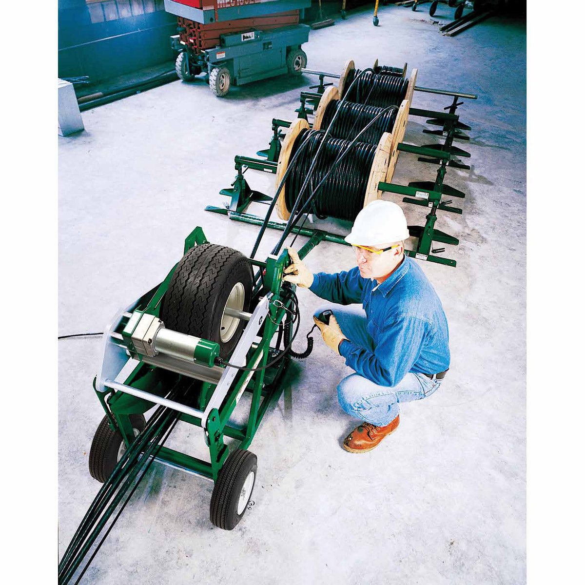 Greenlee 6810 Ultra Cable Feeder with Hand Switch Online Sale