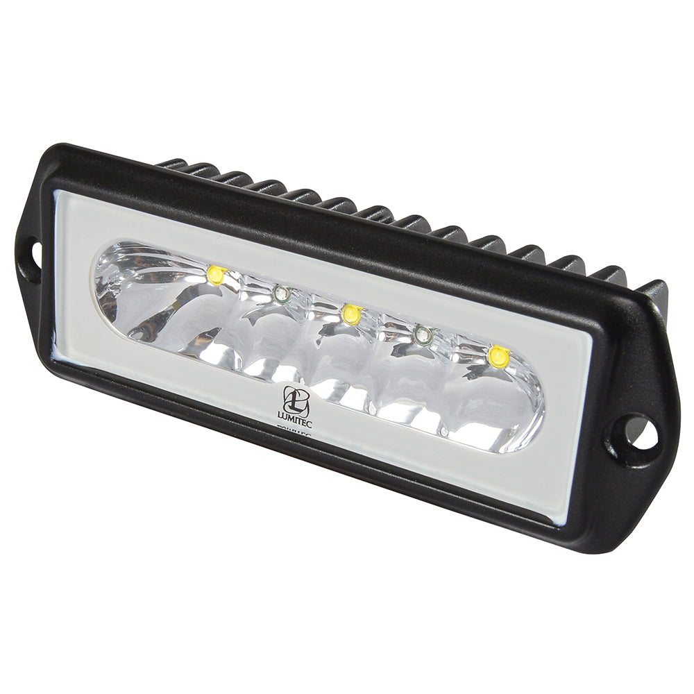 Lumitec Capri2 – Flush Mount LED Flood Light – Black Housing – 2-Color White/Blue Dimming [101186] Online Hot Sale