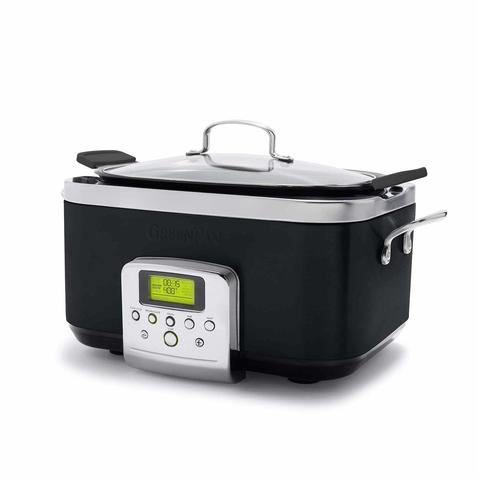 GreenPan 6 QT Slow Cooker with Ceramic Nonstick Pot Online now