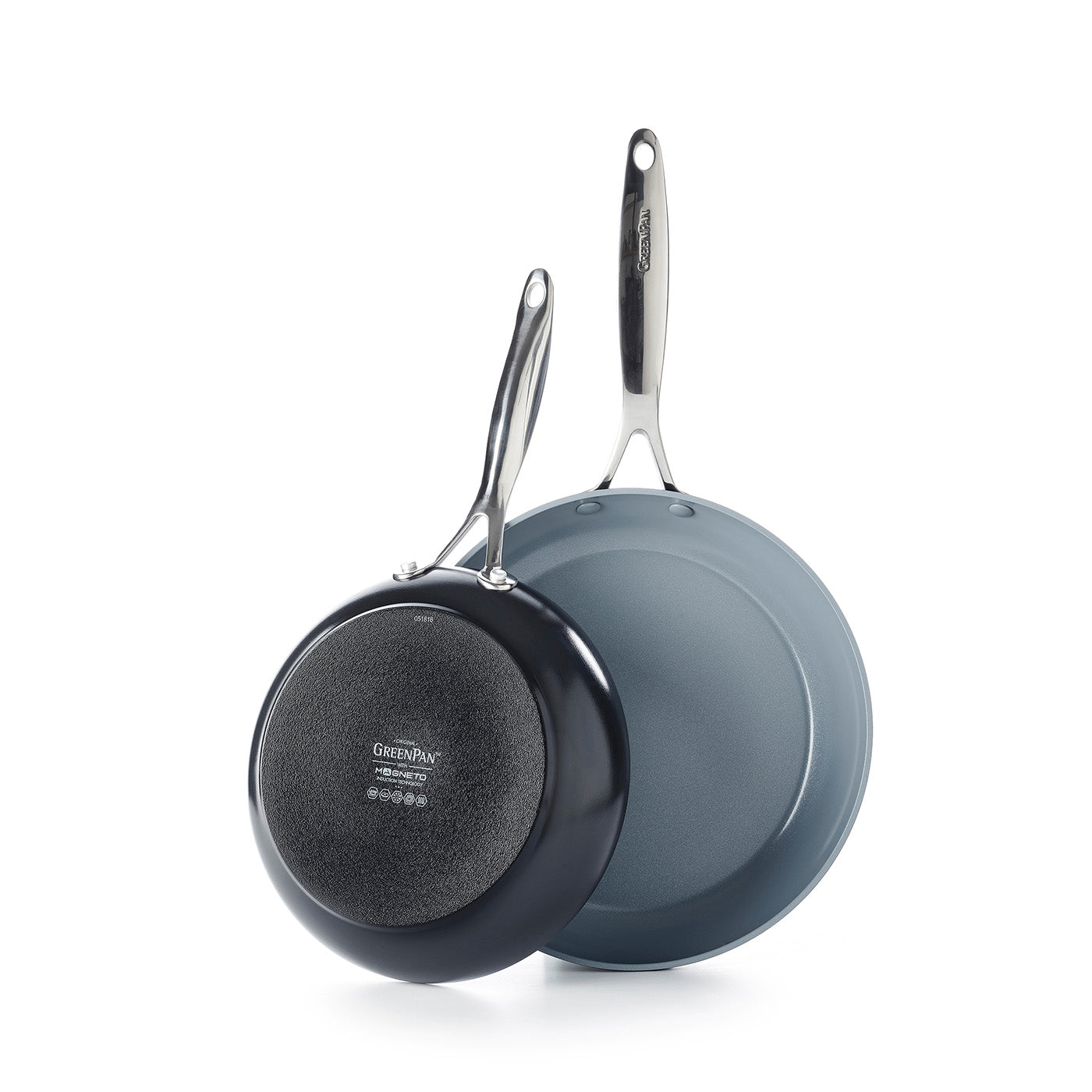 GreenPan Valencia Pro 8″ & 10″ Nonstick Open Frypan Set Online now