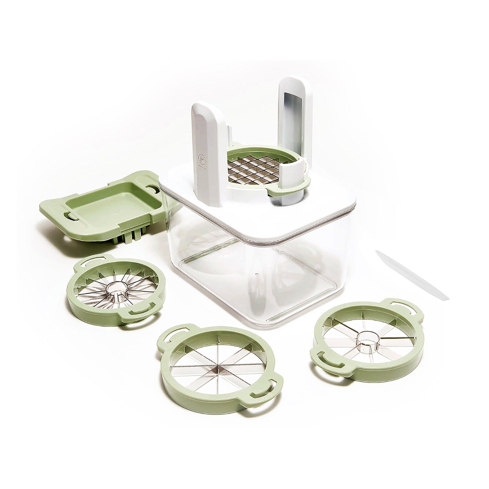 Henning Lee 4-in-1 Fresh Prep Fruit and Veggie Slicer, Green Supply