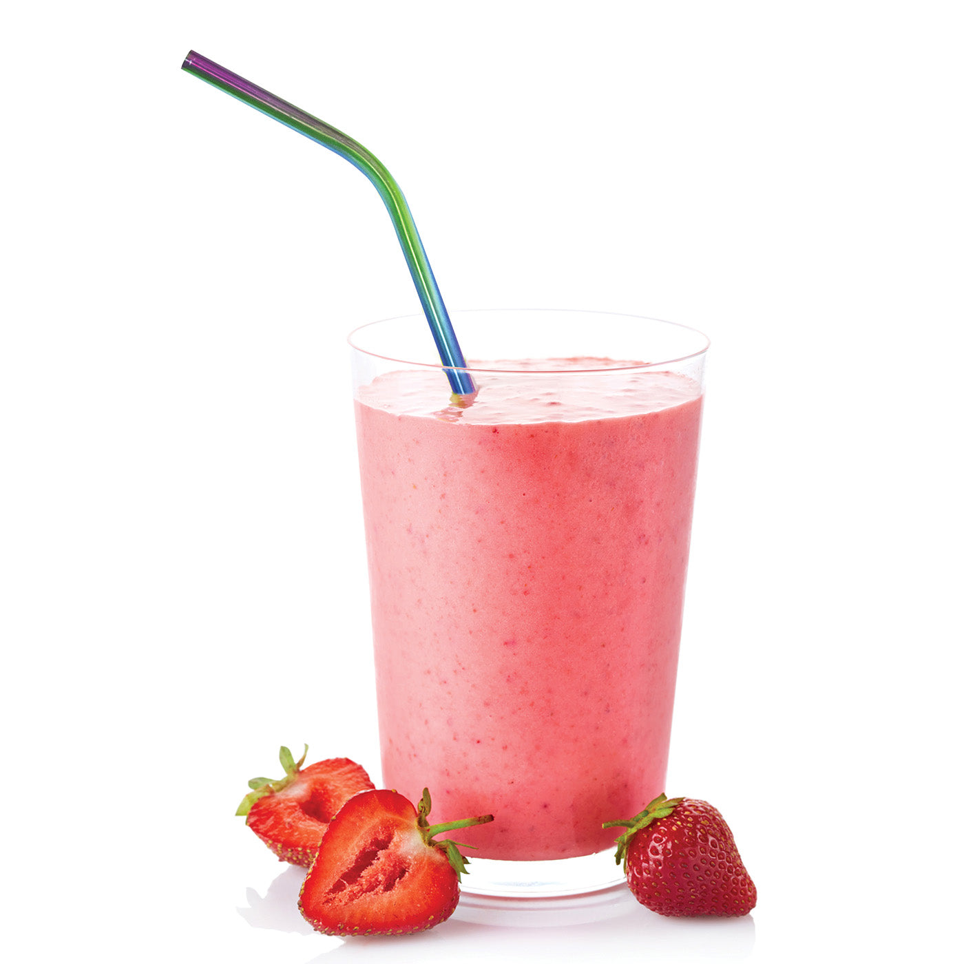 HIC Reusable Rainbow Drinking Straws, Set of 4 Discount
