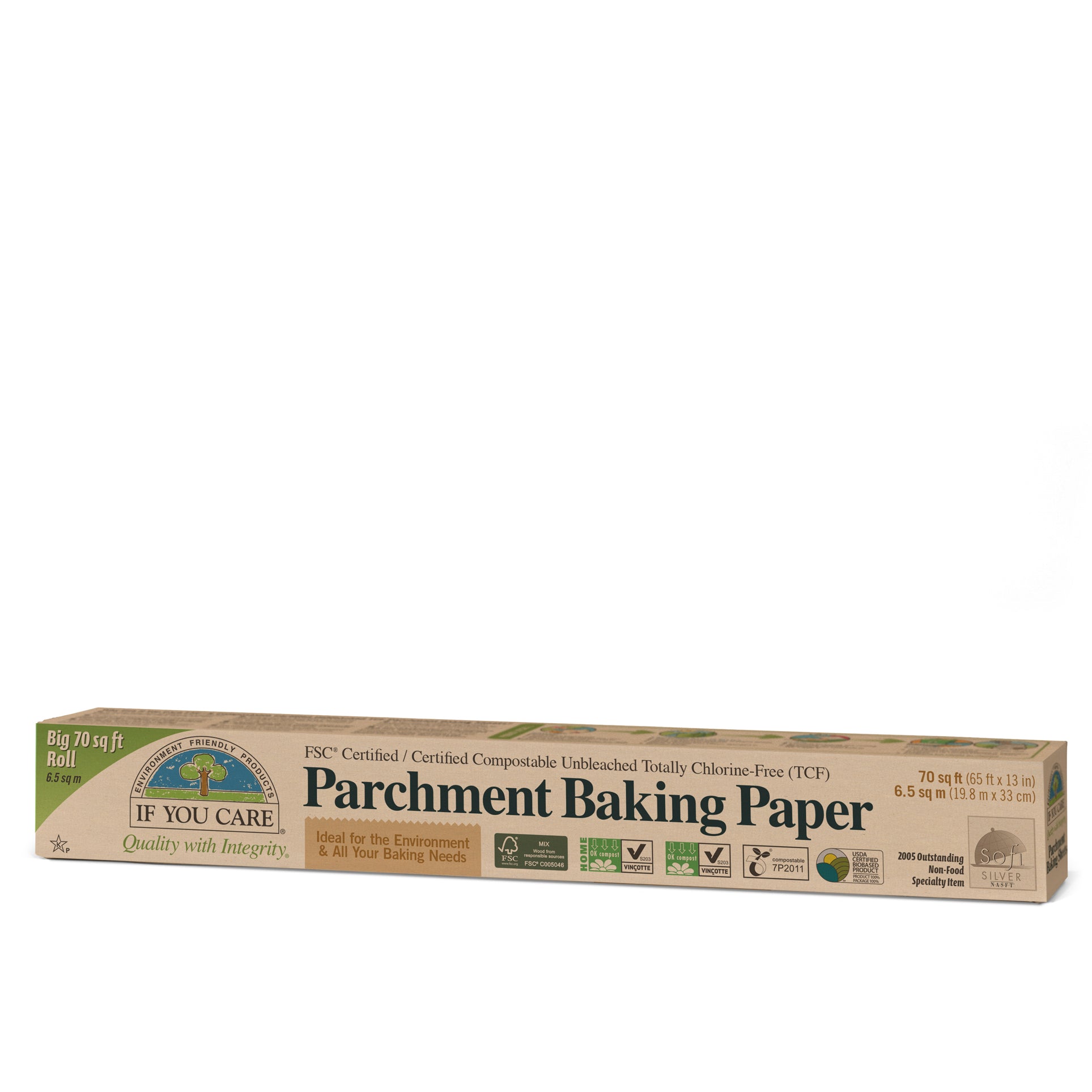 If You Care FSC Certified Parchment Baking Paper , 70 sq ft Supply