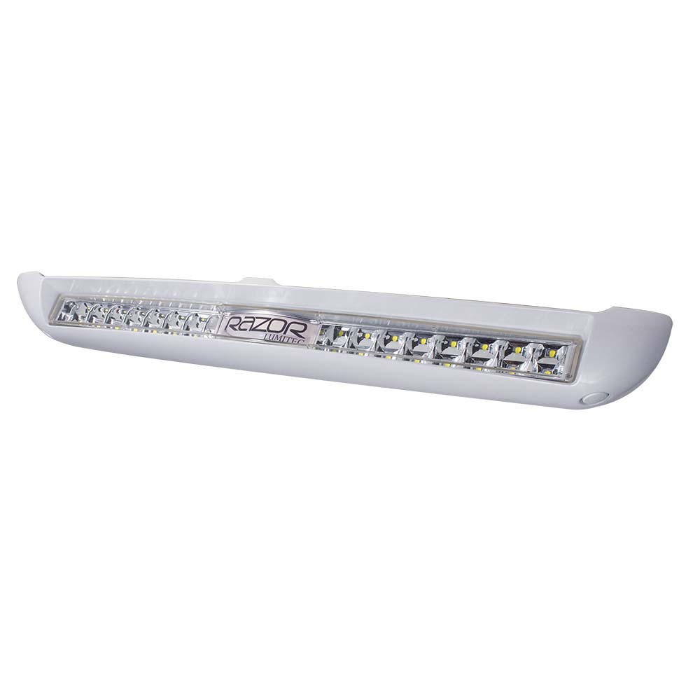 Lumitec Razor Light Bar – Flood – White Housing w/Inverted Logo Flush Mount [101590] Sale