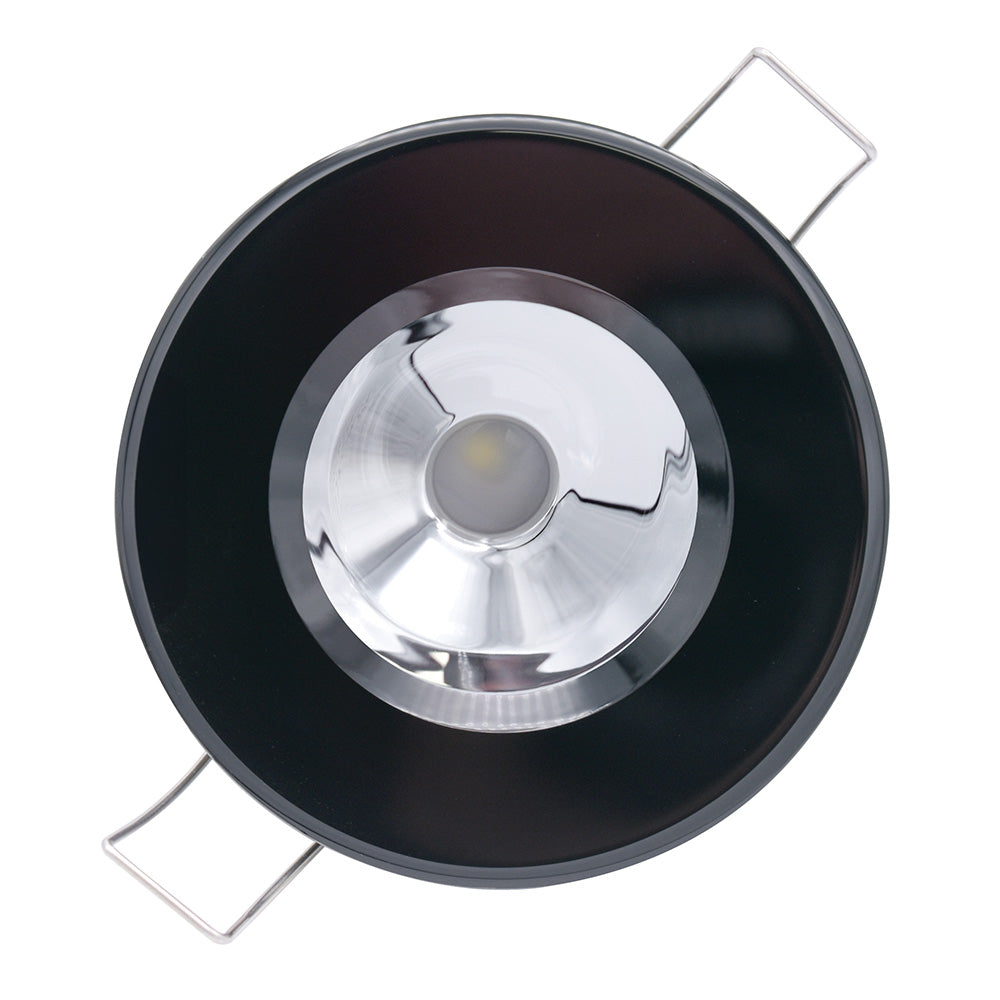 Lumitec Illusion Flush Mount LED Down Light – White – Non-Dimming – Black Housing – Chrome Reflector [117163] Fashion