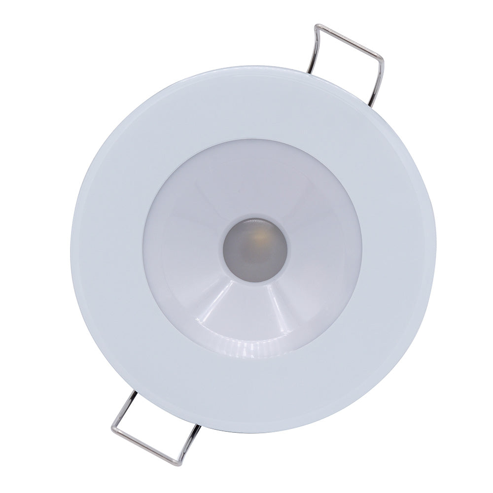 Lumitec Illusion Flush Mount LED Down Light – Warm White – Dimming – White Housing [117129] Fashion