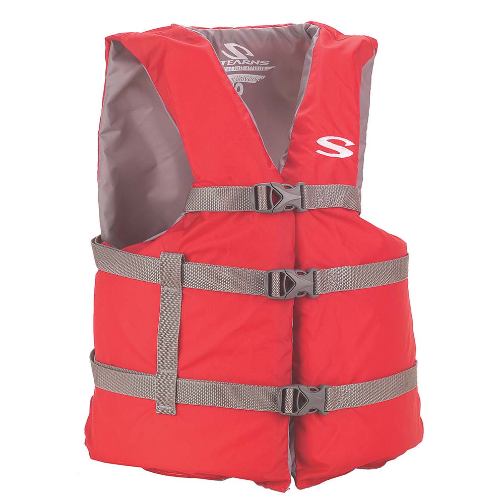Stearns PFD 2001 Adult Boat Universal Red Display f/Adults Over 90lbs – Chest Size Of 50″ [2160925] Online