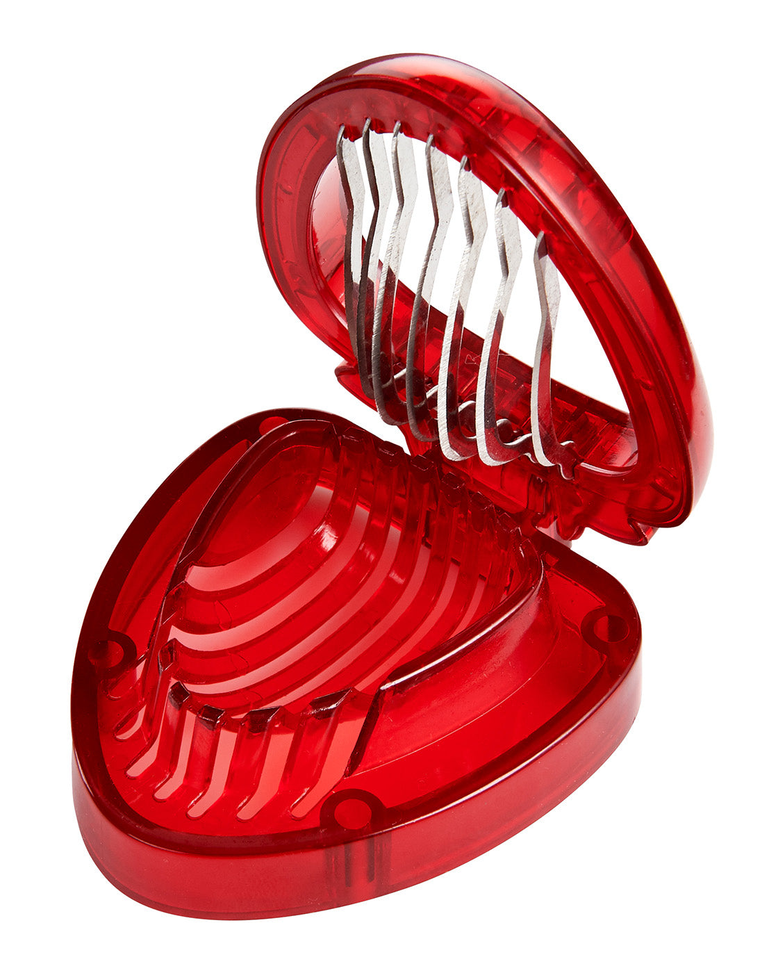 HIC Strawberry Slicer with Stainless Steel Wires, Red on Sale