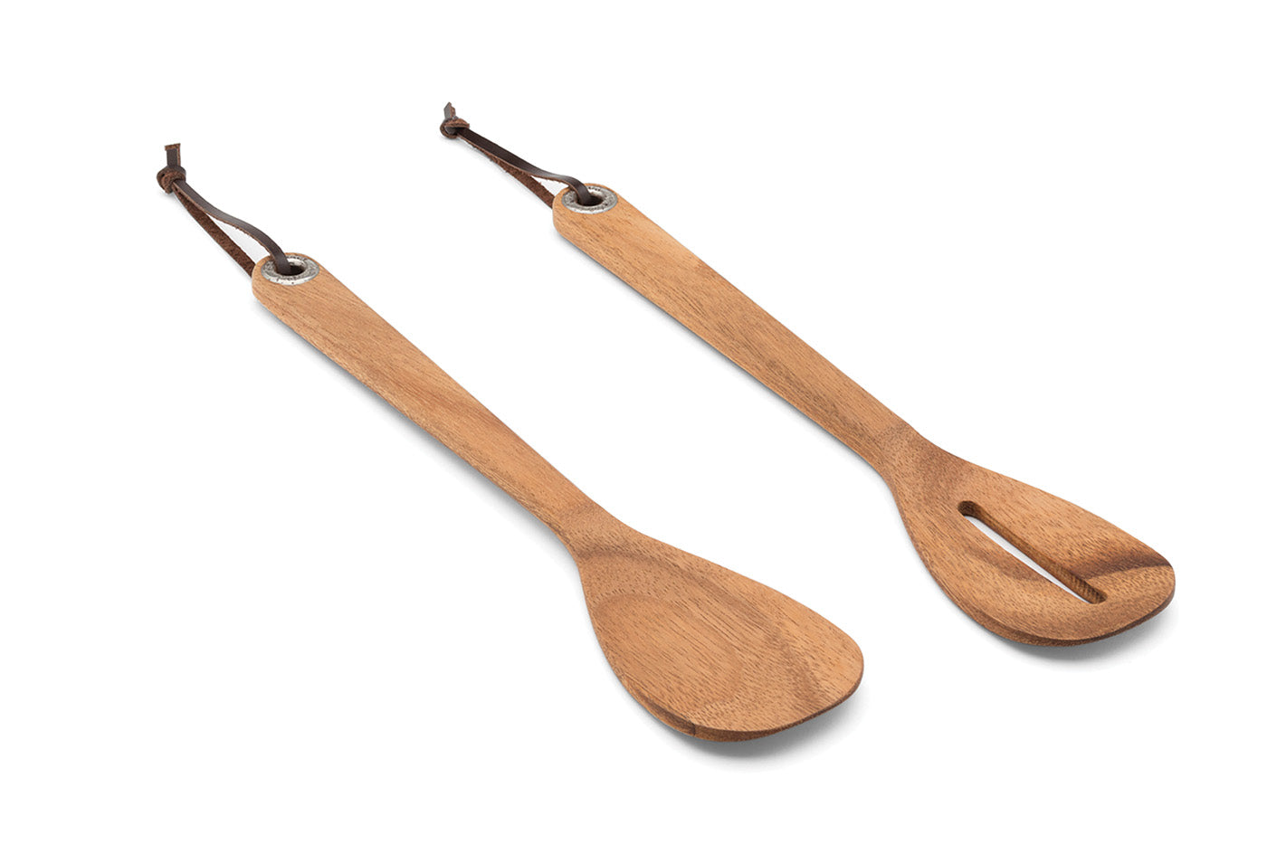 Ironwood Gourmet Sag Harbor Salad Paddles, Acacia Wood, 2 Piece Set Fashion