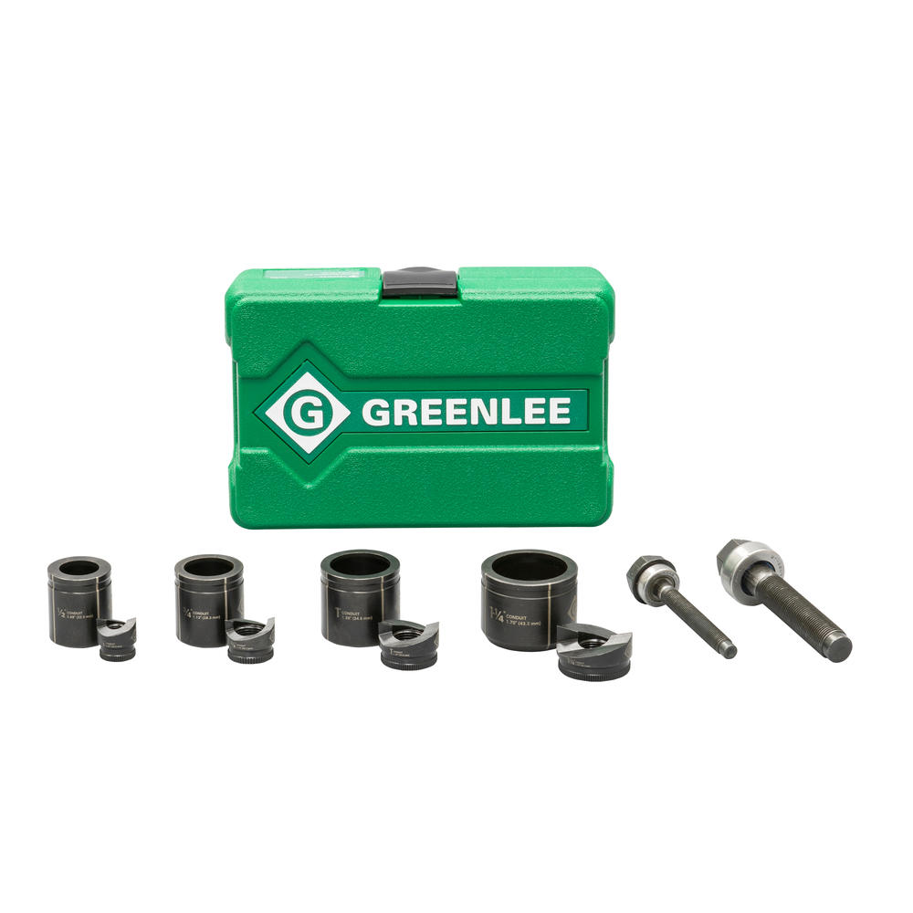 Greenlee 735BB Knockout Punch Kit, 1/2″ to 1-1/4″ Fashion