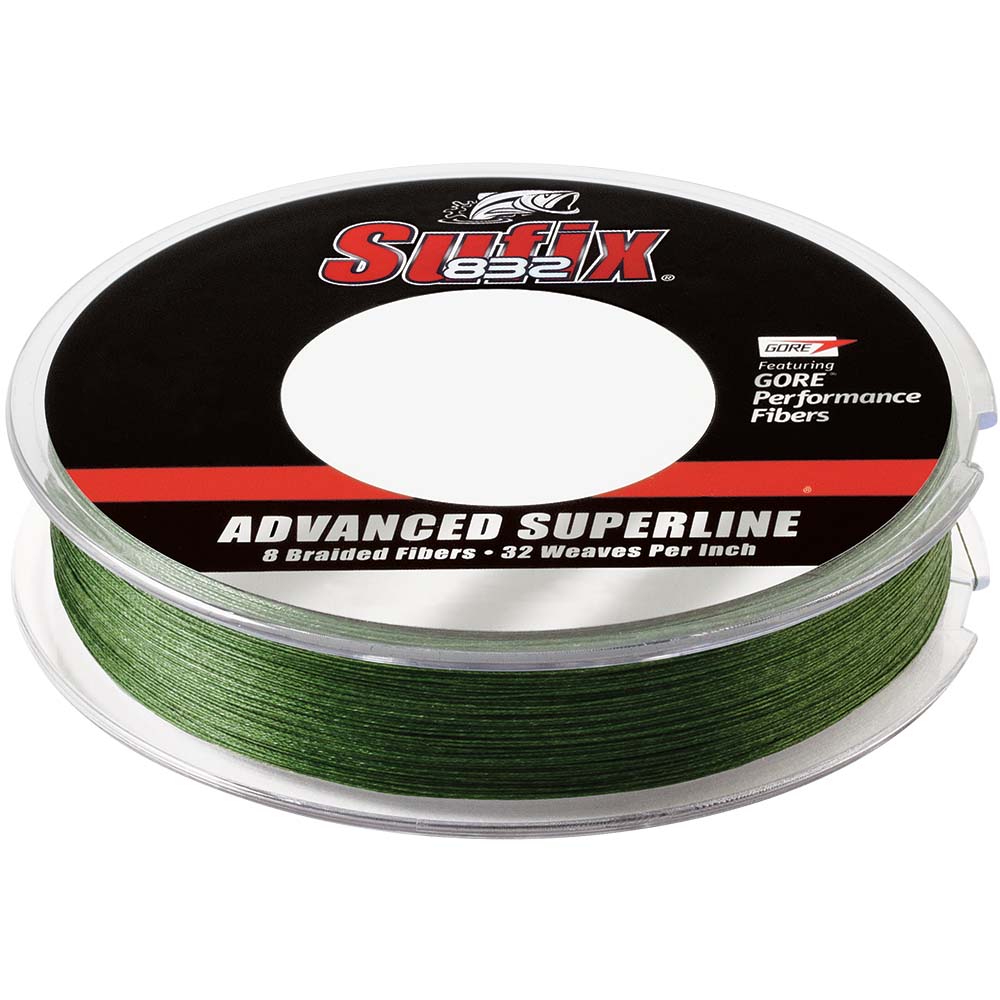 Sufix 832 Advanced Superline Braid – 15lb – Low-Vis Green – 150 yds [660-015G] Fashion