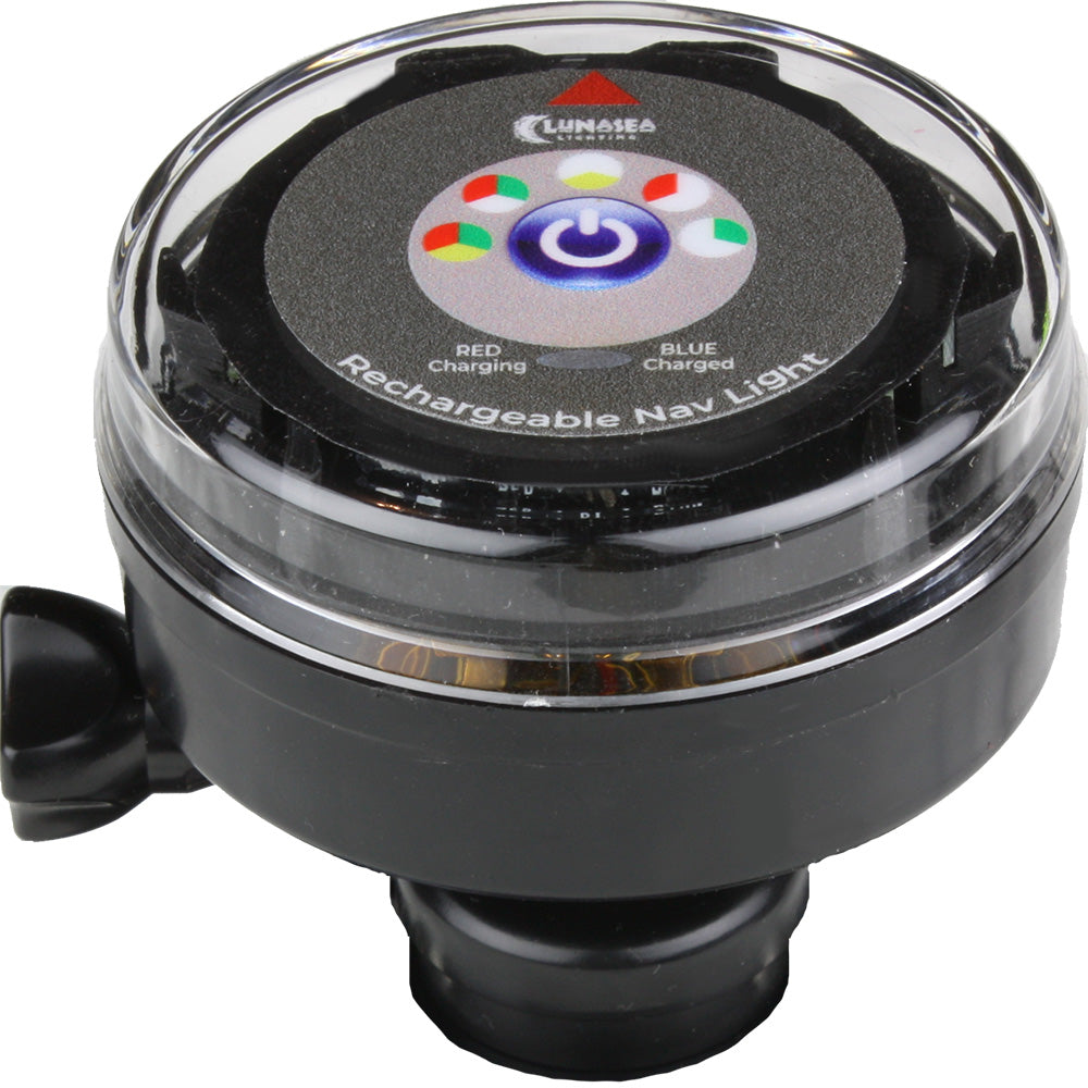 Lunasea Rechargeable Tri-Color Portable Navigation Light (No Mount) – Black [LLB-72BK-UB-00] Online Hot Sale