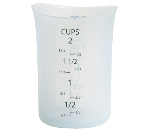 iSi Basics Silicone Flexible Clear Measuring Cup, 2 Cup Online Sale