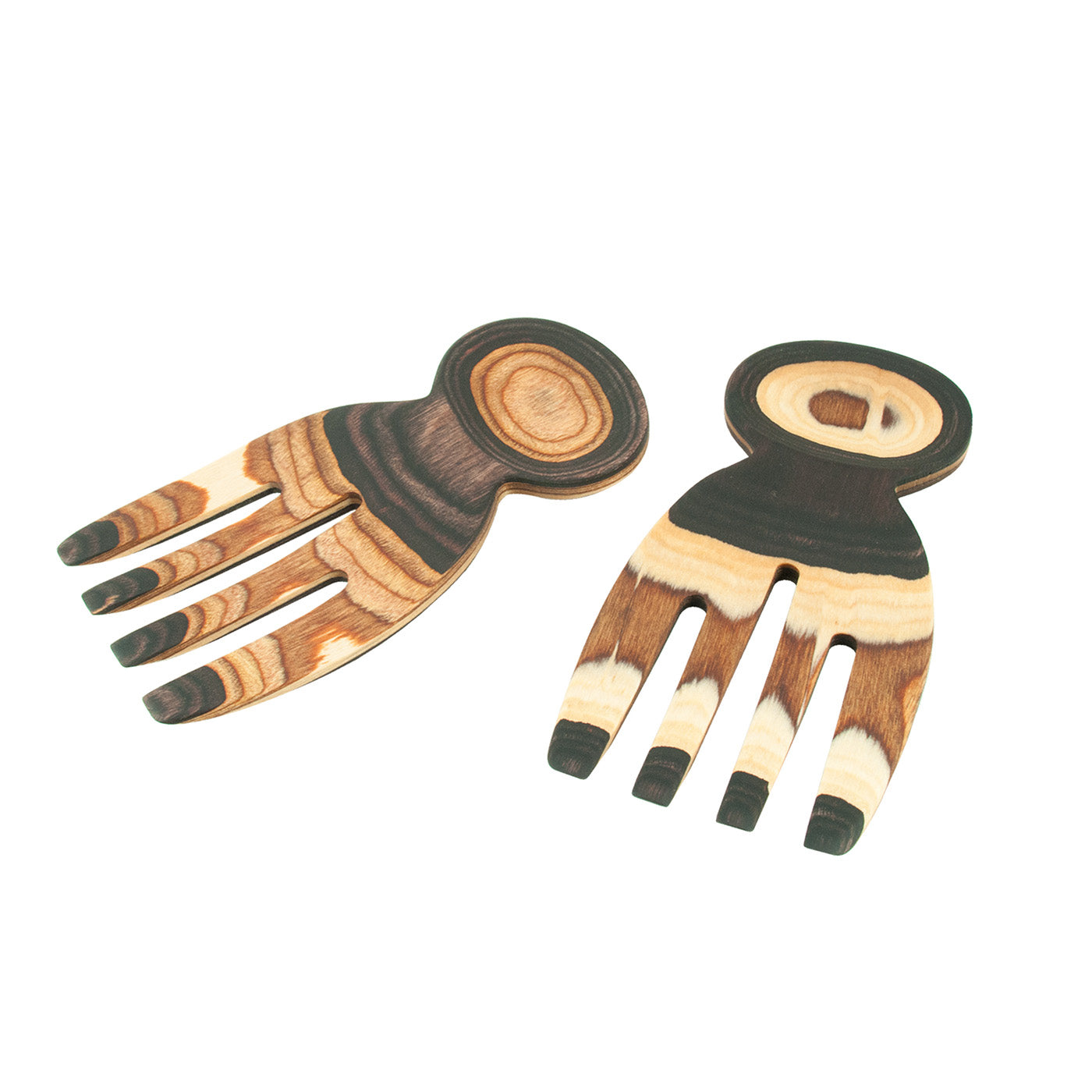 Island Bamboo Pakkawood Salad Hands Hot on Sale