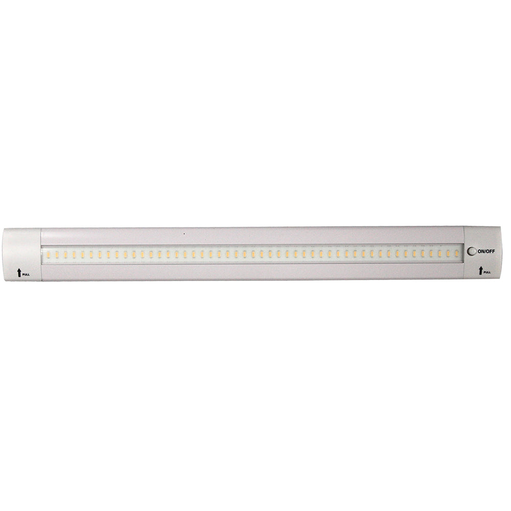 Lunasea 12″ Adjustable Angle LED Light Bar – w/Push Button Switch – 12VDC – Warm White [LLB-32KW-01-M0] Online