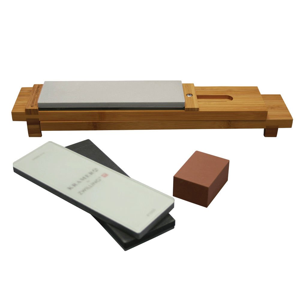 Kramer by Zwilling JA Henckels Bob Kramer 6 Piece Glass Water Stone Sharpening Set Online now