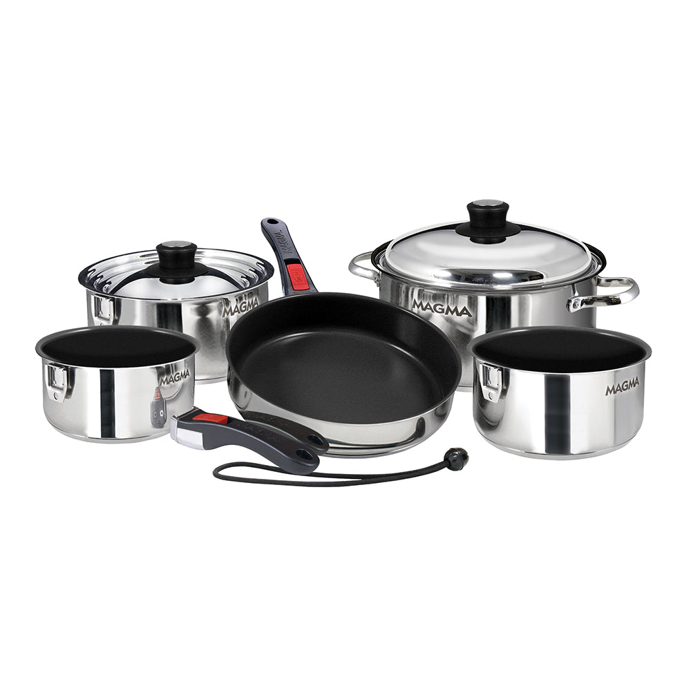 Magma 10 Piece Induction Non-Stick Cookware Set – Stainless Steel [A10-366-2-IND] Supply