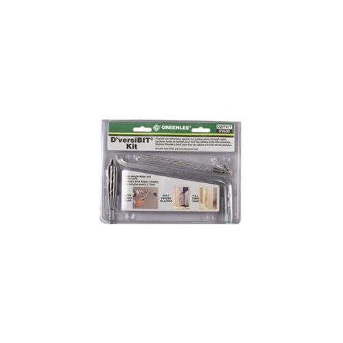 Greenlee DBITKIT D’VersiBIT Kit with 9/16″ Bit, Placement Tool and Grip for Pulling 1/2″ OD Wire Online now