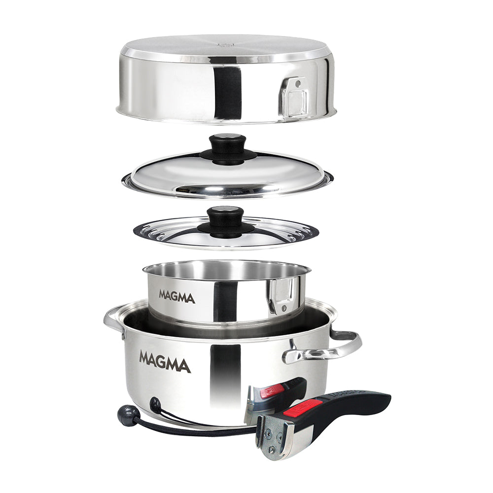 Magma 7 Piece Induction Cookware Set – Stainless Steel [A10-362-IND] Fashion
