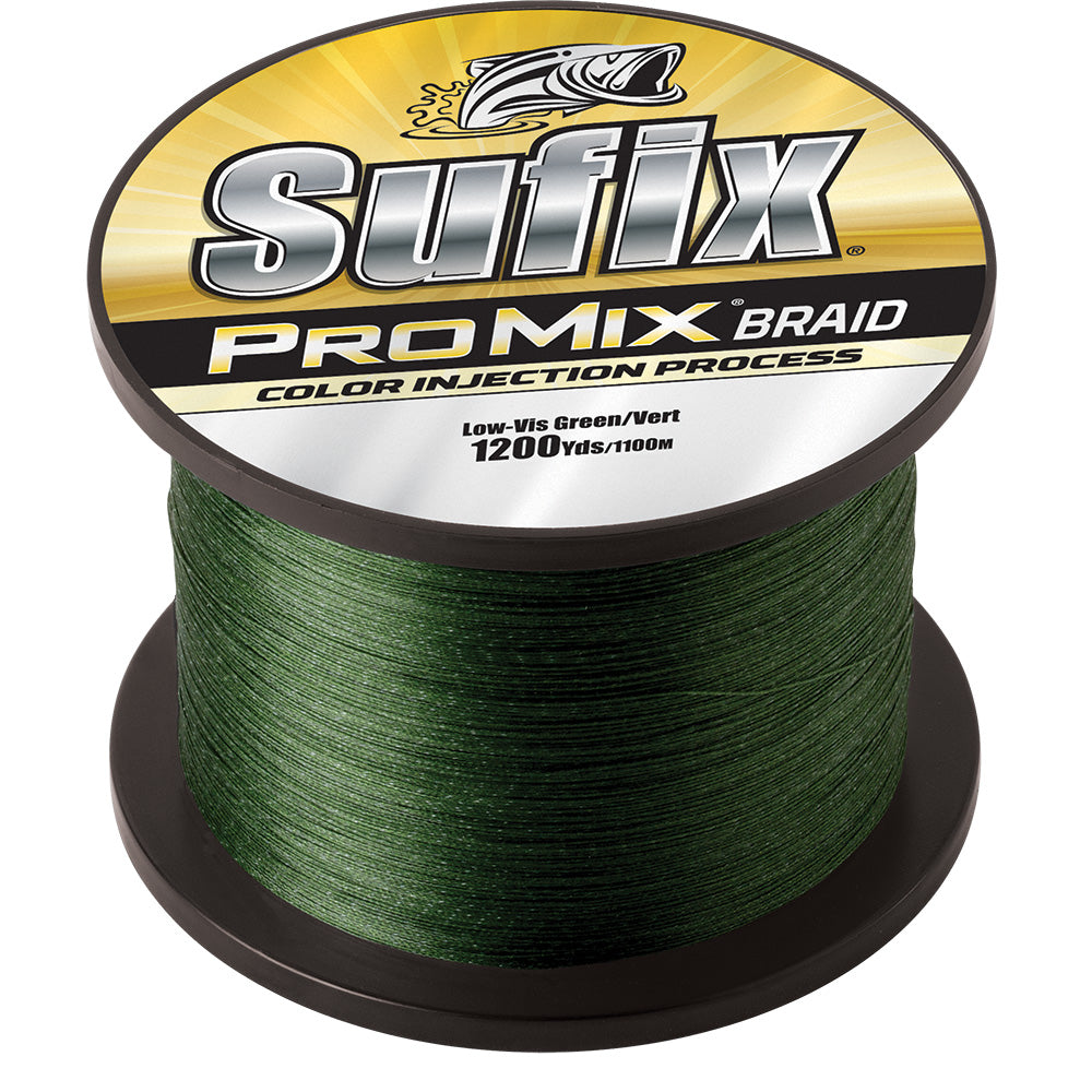 Sufix ProMix Braid – 10lb – Low-Vis Green – 1200 yds [630-310G] Online now