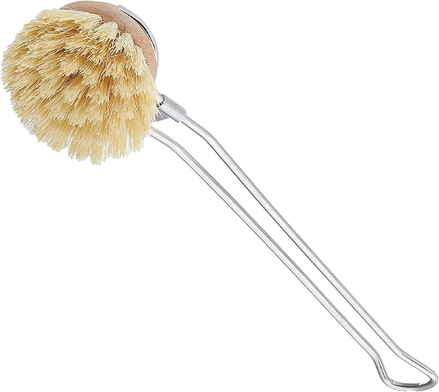 Kuchenprofi Classic Stainless Steel Dishwashing Brush w/Natural Bristles, 11-Inch Supply