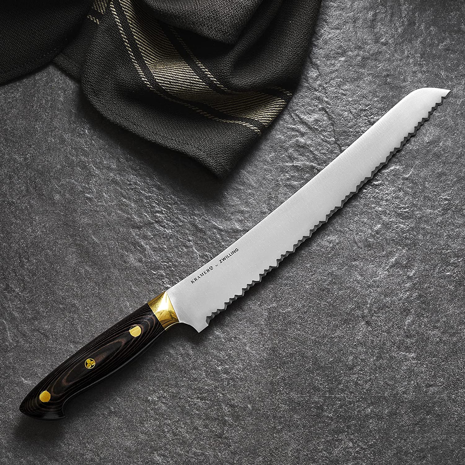 Kramer by Zwilling Euroline Carbon Collection 2.0 10-Inch Bread Knife on Sale