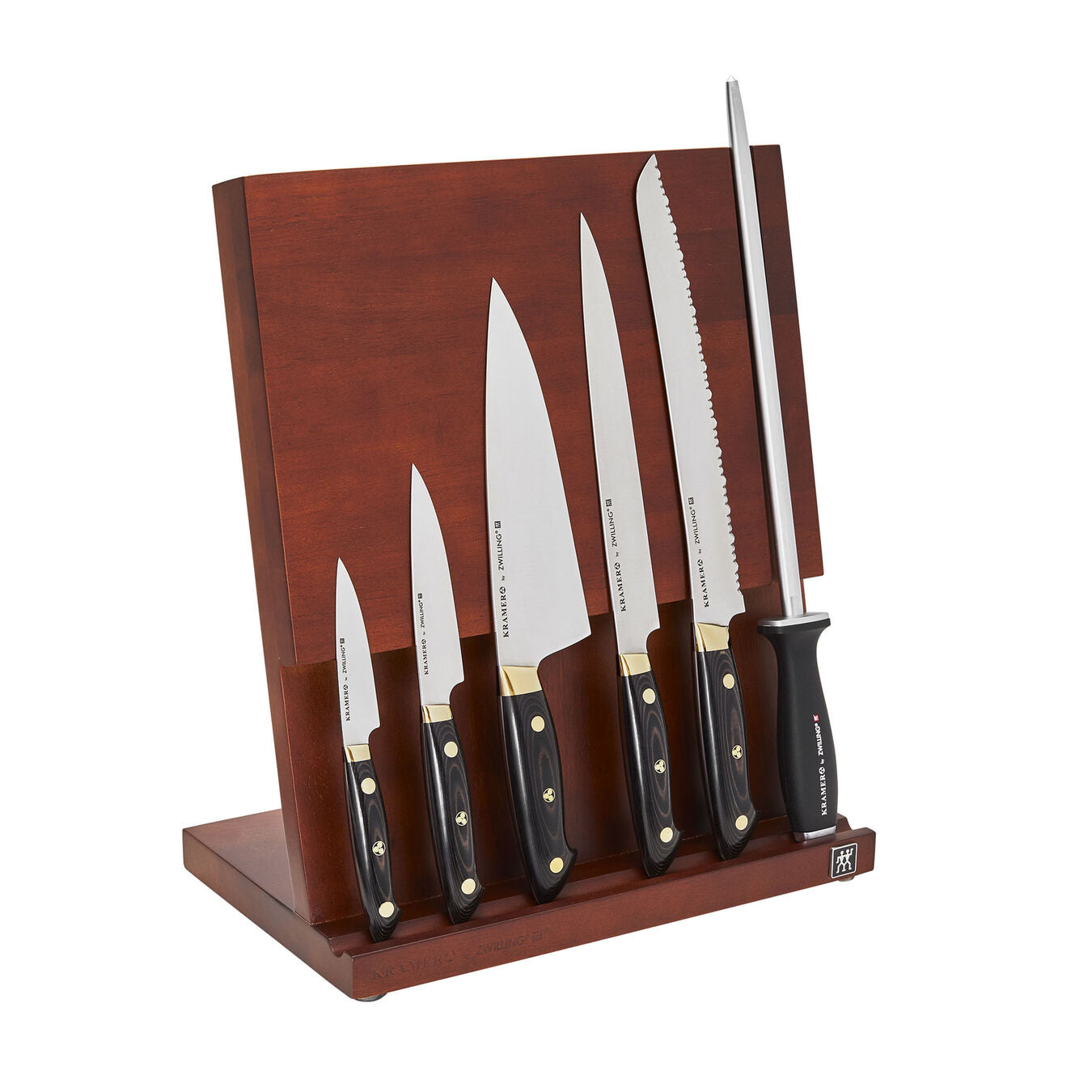 Kramer by Zwilling Euroline Carbon Collection 2.0 7-pc Knife Block Set Fashion