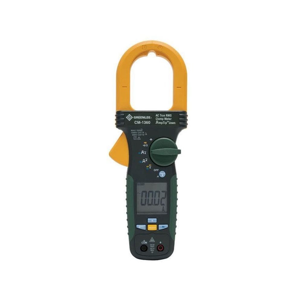 Greenlee CM-1360 AC True RMS Clamp Meter, 1000V, 1000A Online Sale