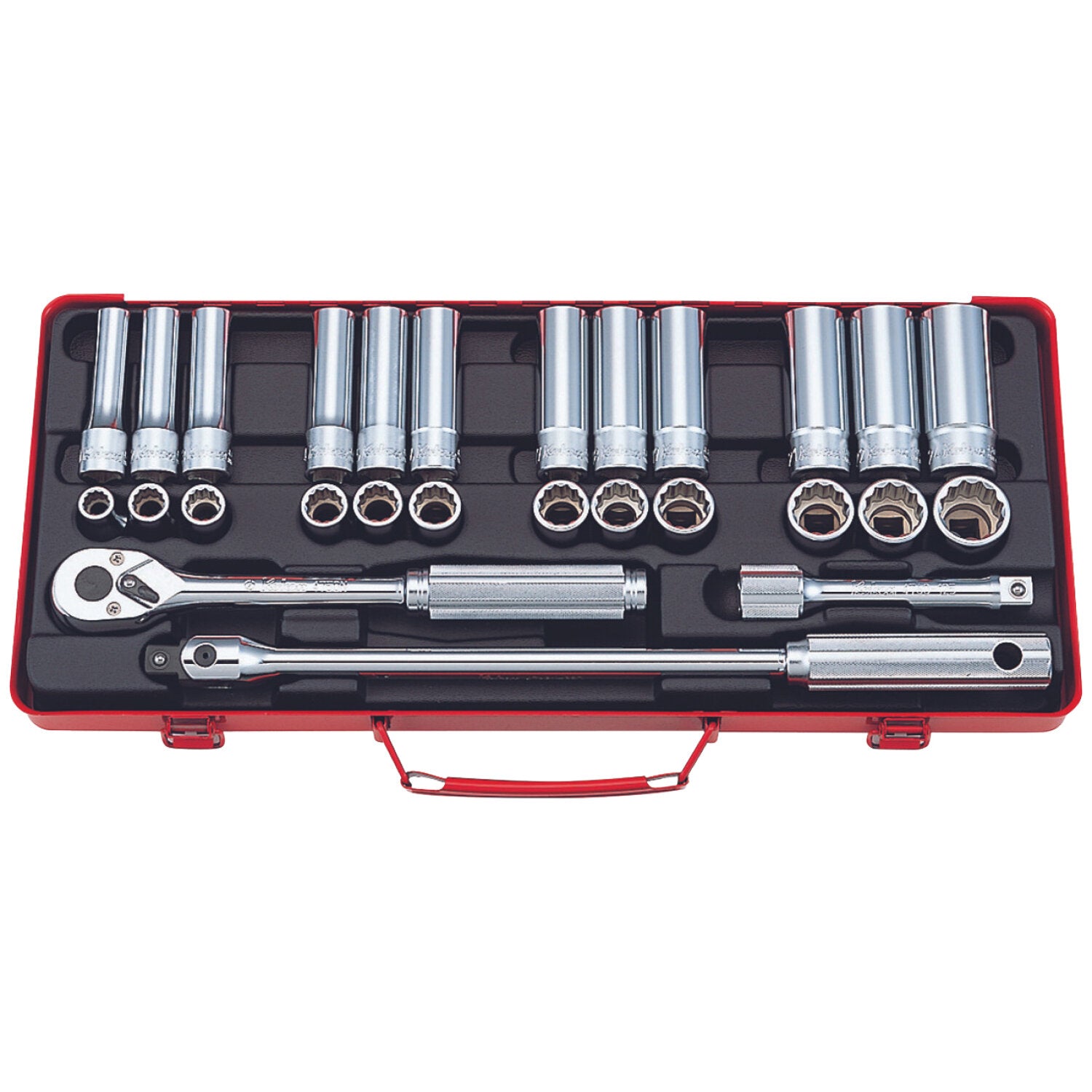 Ko-Ken 4277 1/2 Sq. Dr. Socket set 12 point 27 pieces Online Hot Sale