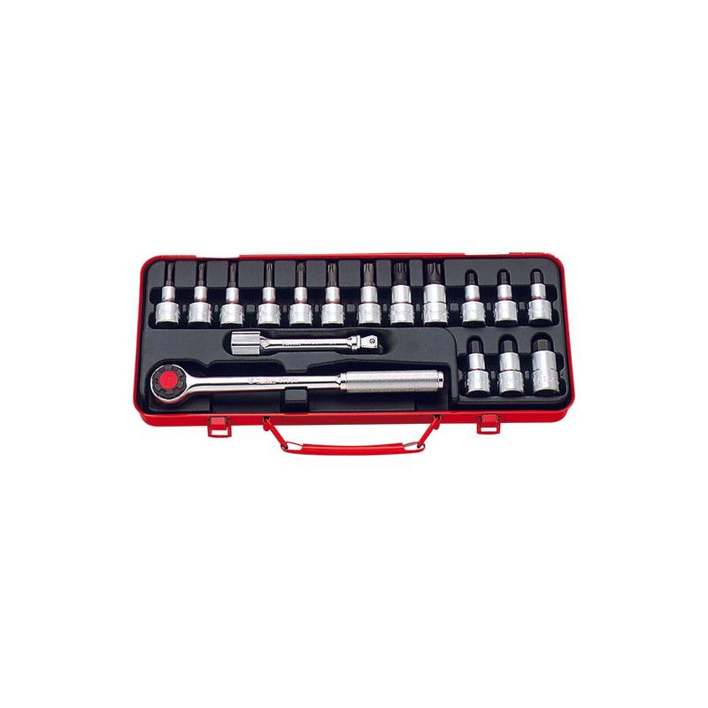 Ko-Ken 4276 1/2 Inch Sq. Dr. Bit Socket Set Hex / TORX® 17 Pieces Online
