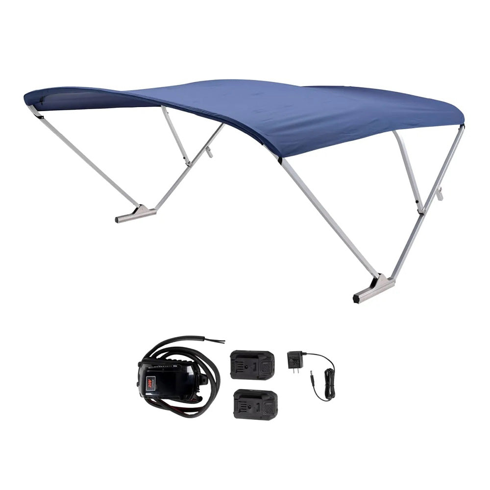 SureShade Battery Powered Bimini – Clear Anodized Frame  Navy Fabric [2021133094] Online