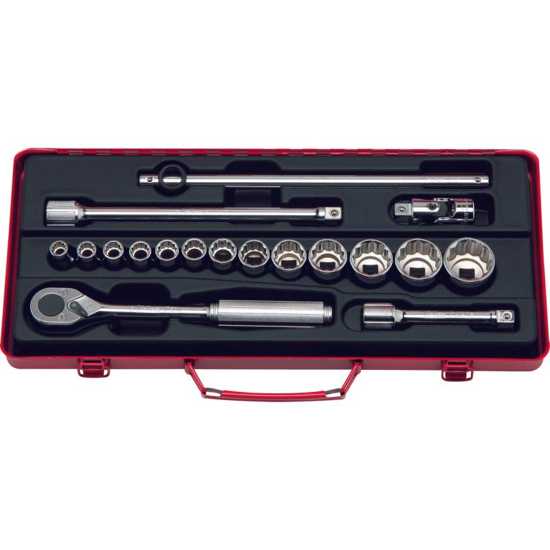 Ko-ken 4250M 1/2″Sq. Drive 12 Point Socket Set 18 Pcs 10-32 mm Fashion