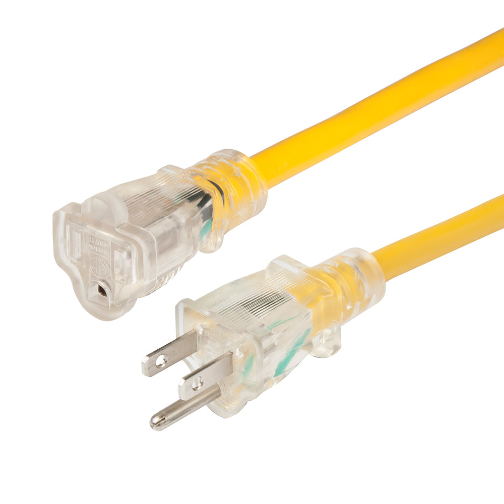 Marinco 14/3 Lighted Extension Cord – Non-Locking – 15A – 25′ [150025NL] Sale