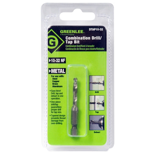 Greenlee DTAP10-32 DRILL/TAP, 10-32 Online