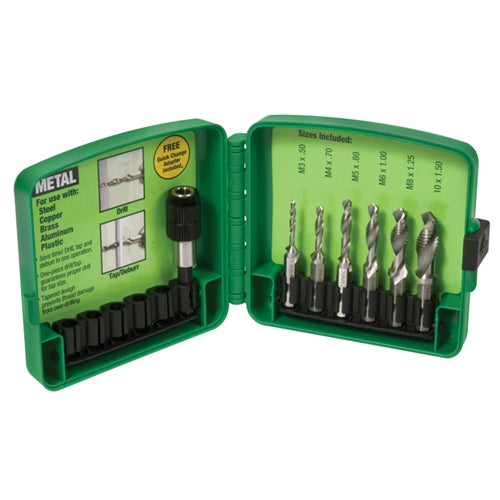 Greenlee DTAPKITM 6-Piece Metric Drill / Tap Set Discount