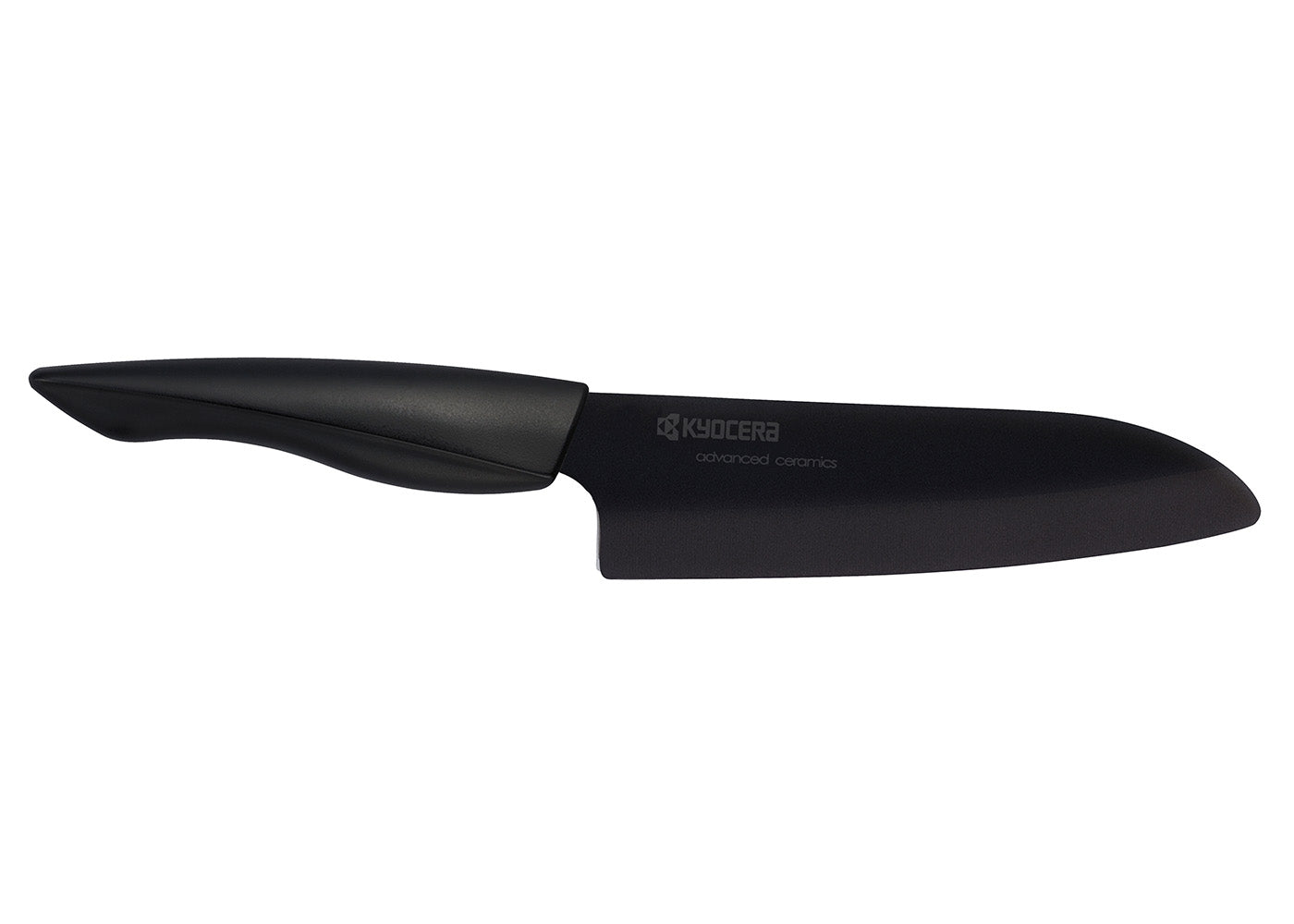 Kyocera Innovation Series 6″ Santoku Knife w/Soft Grip Handle, Black Blade Hot on Sale