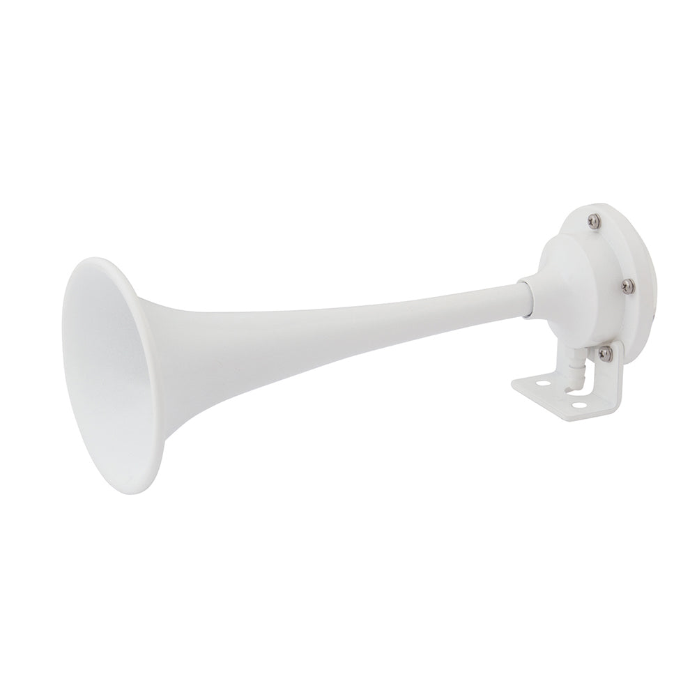 Marinco White Epoxy Coated Single Trumpet Mini Air Horn [10104] Online