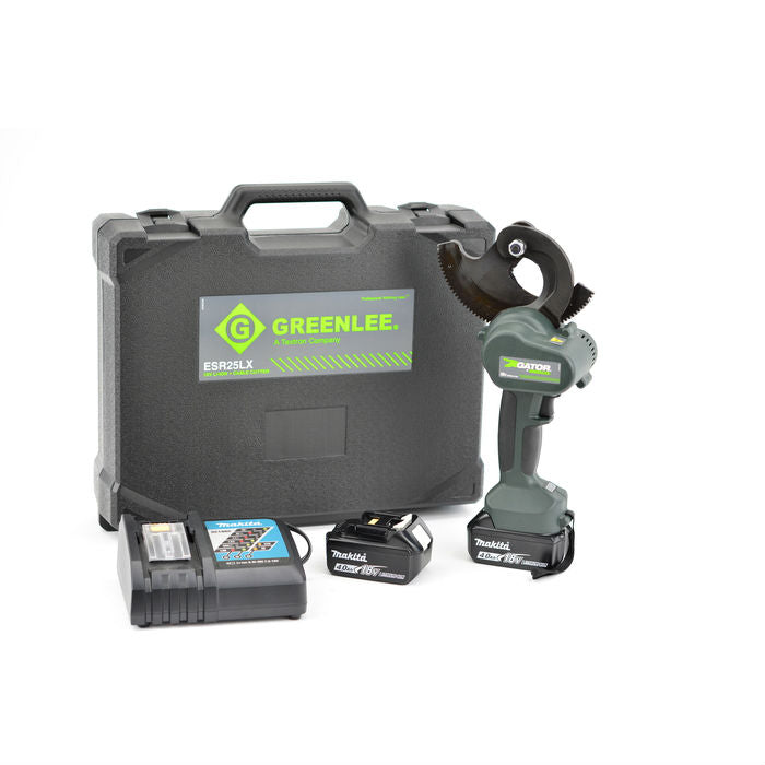 Greenlee ESR25LX11 Cutter, Battery Ratchet ACSR Bat 120V Supply