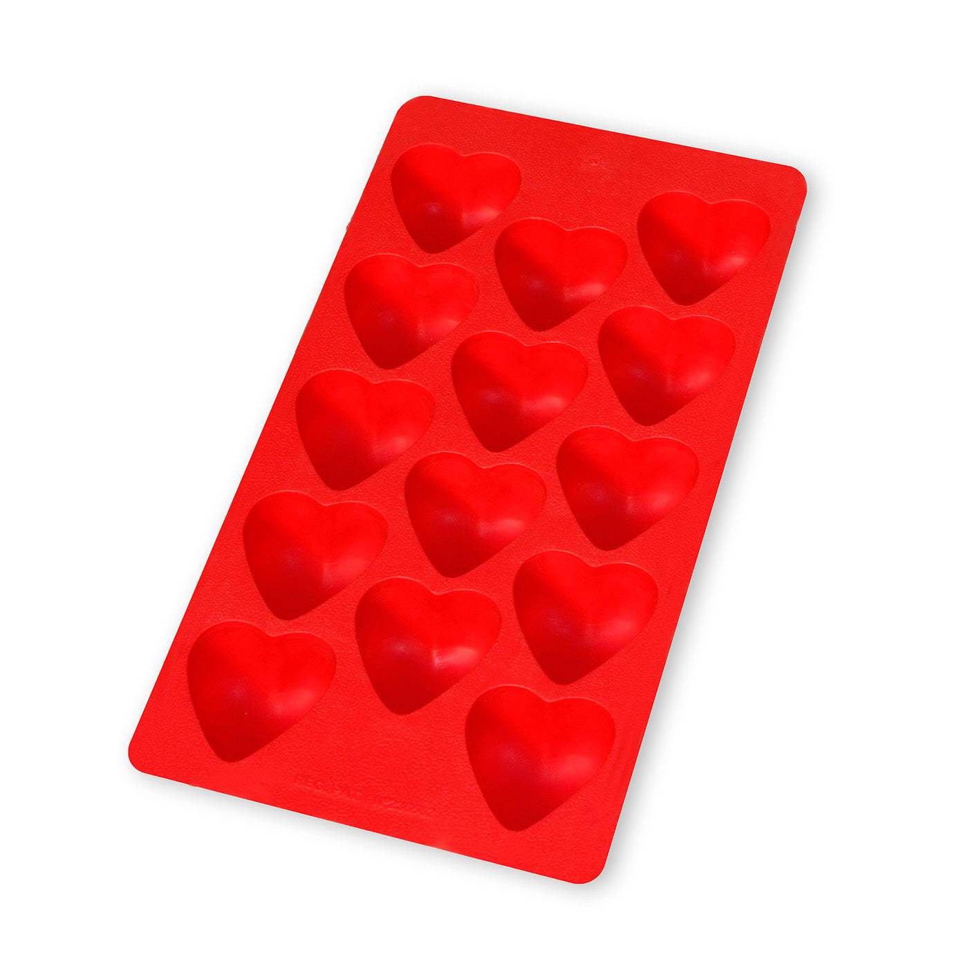Lekue Heart Shapes Silicone Ice Cube Tray, Red Fashion