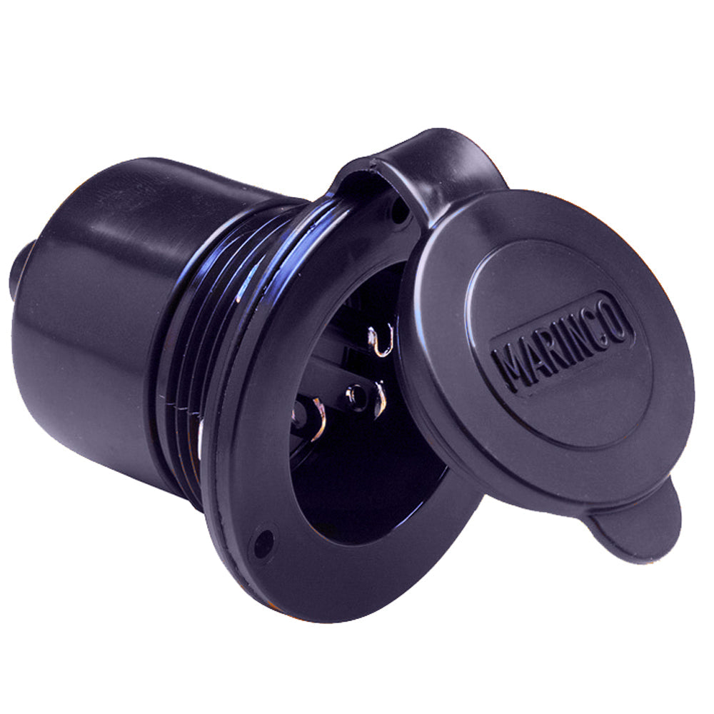 Marinco Marine On-Board Hard Wired Charger Inlet – 15Amp – Black [150BBI] Supply