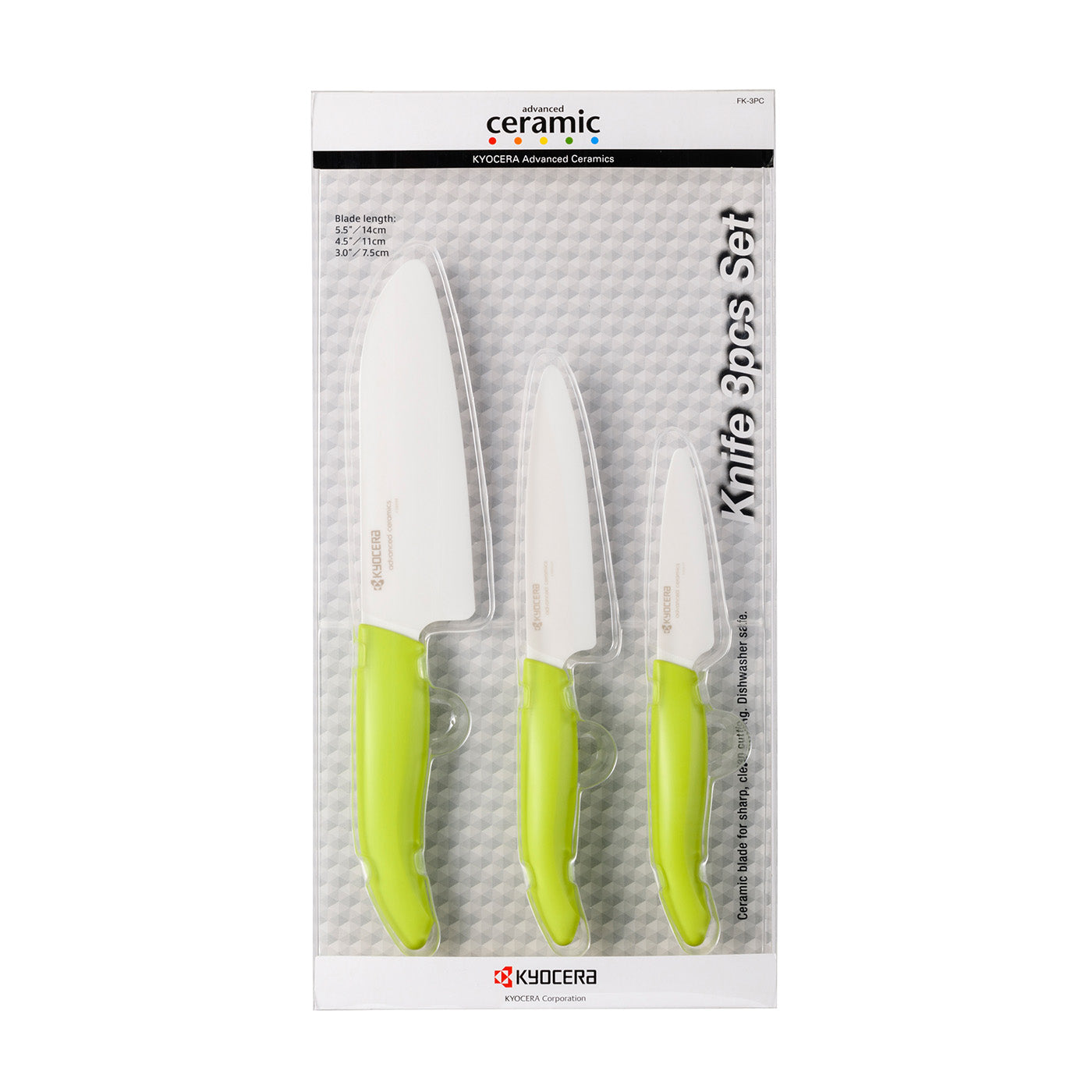 Kyocera Advanced Ceramics 3 Piece Revolution Series Knife Set Online