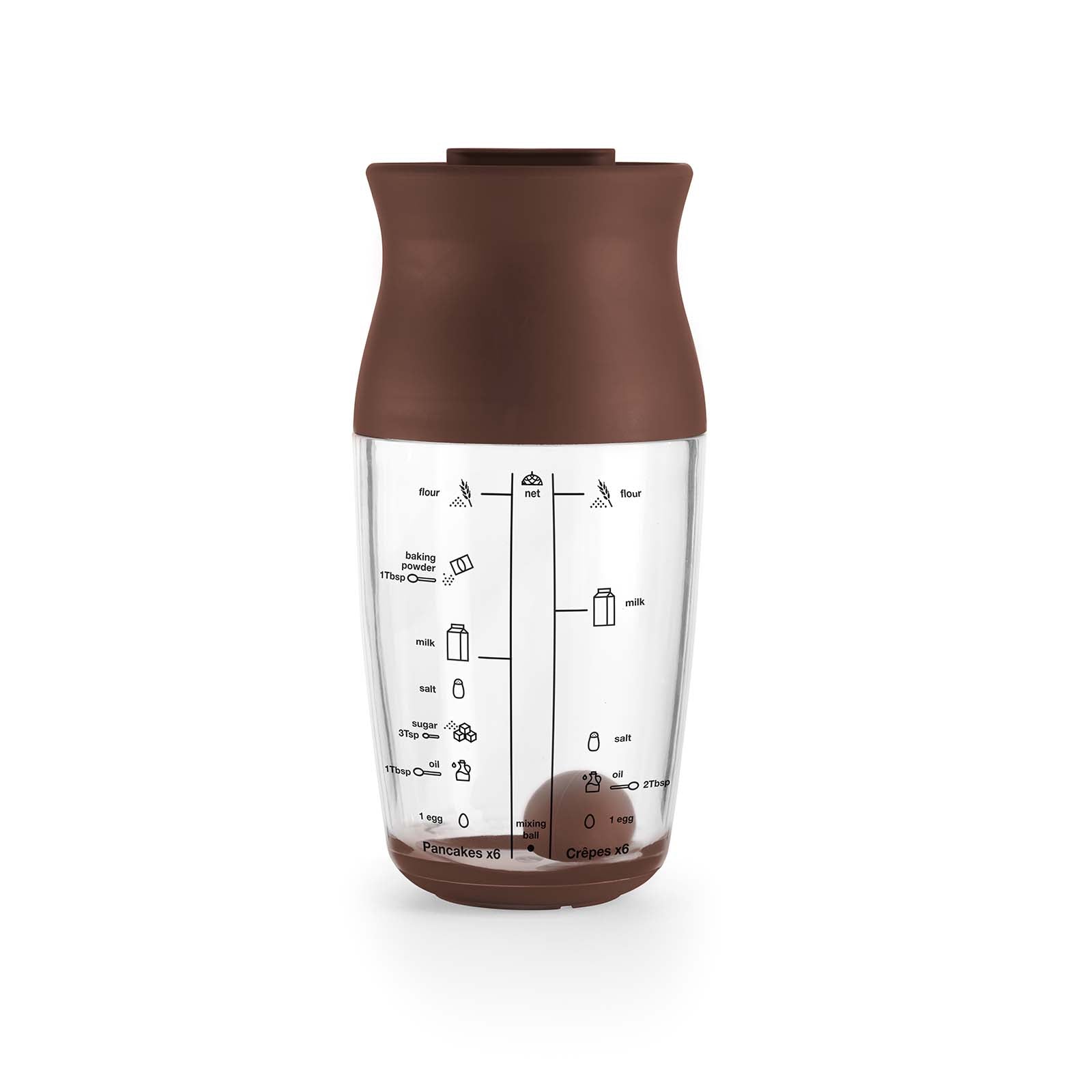 Lekue Crepes & Pancakes Shaker, Brown Discount