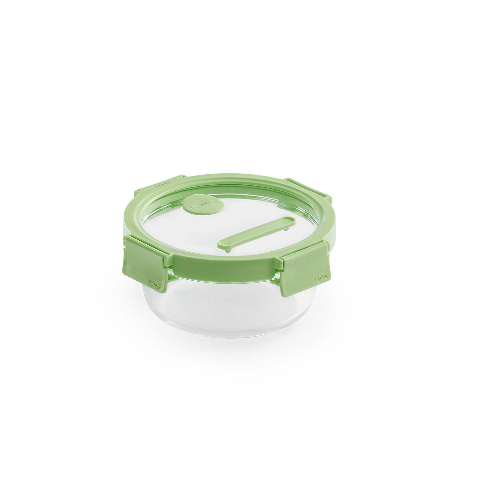 Lekue 100% Airtight Round Glass Food Storage Container Online Sale