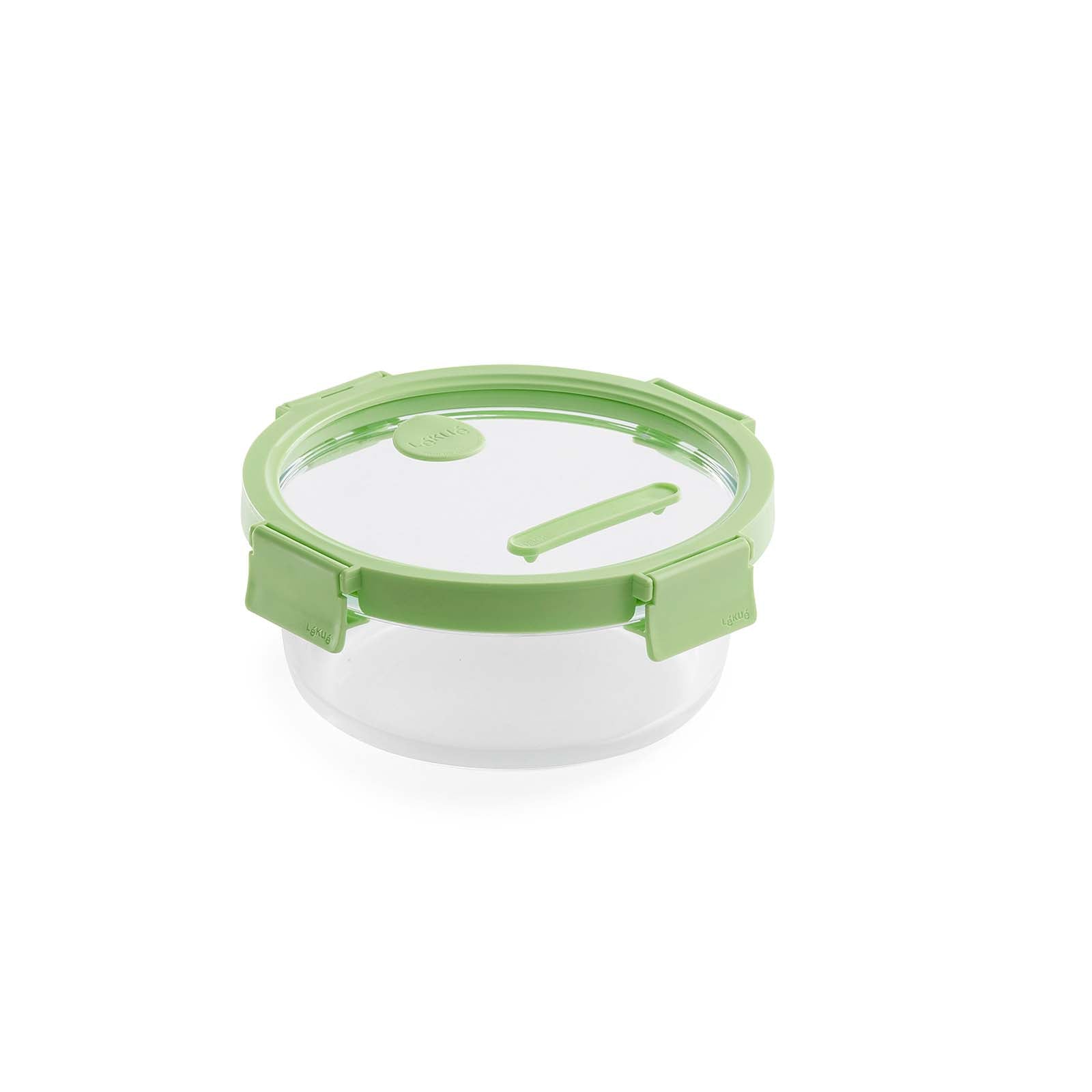 Lekue 100% Airtight Round Glass Food Storage Container Online Sale