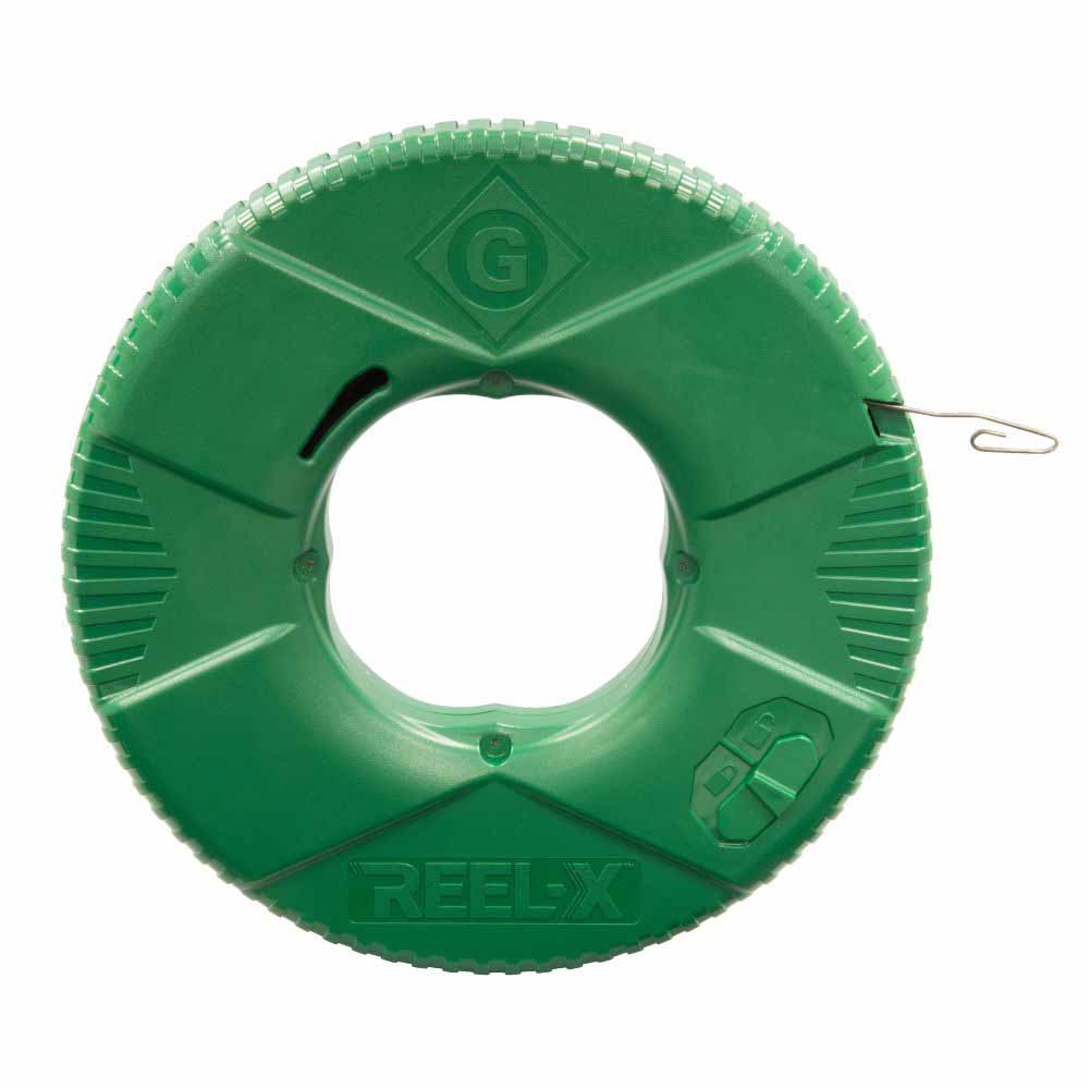 Greenlee FTXS-65BP Greenlee 65′ REEL-X 1/8″ Steel Fish Tape (Bulk Pack) Sale