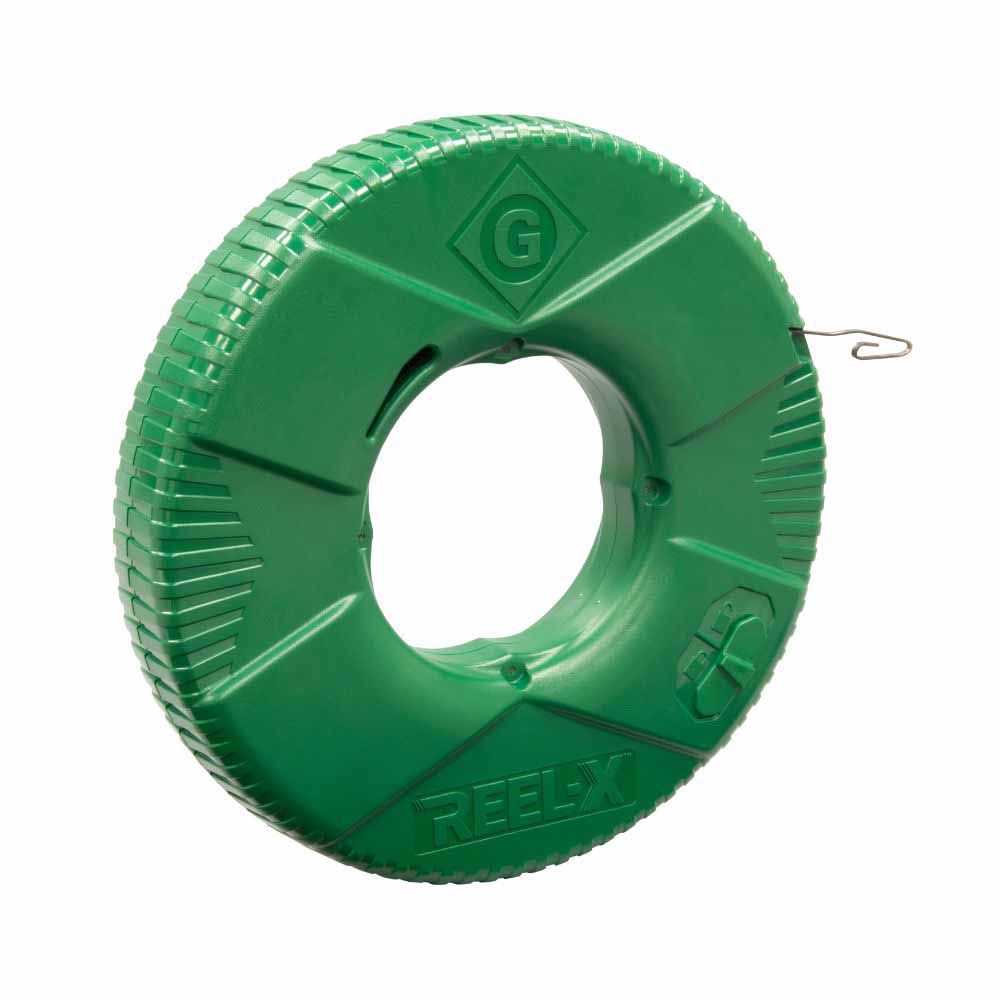 Greenlee FTXS-65BP Greenlee 65′ REEL-X 1/8″ Steel Fish Tape (Bulk Pack) Sale